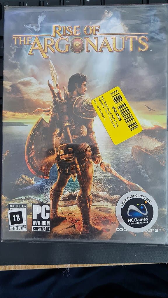 Jogo rise of the argonauts fat box Pc Original Mídia Fisica Lacrado