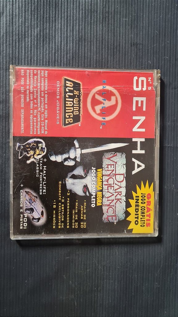 Jogo para PC CDROM REVISTA SENHA NUMERO 5 Dark Vengeance Original