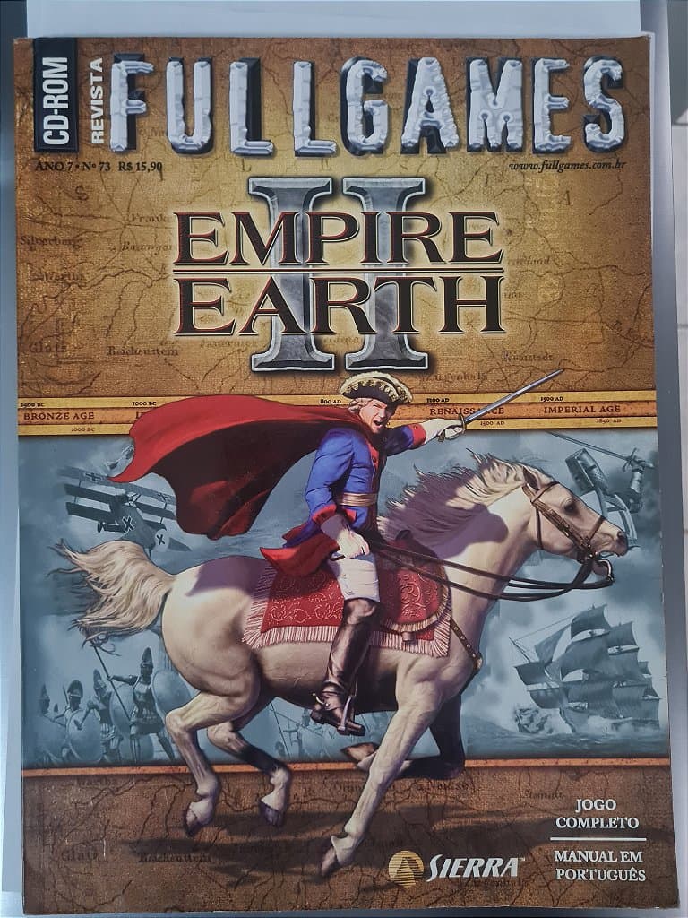Jogo para PC Revista Full Game Empire Earth 2 Original