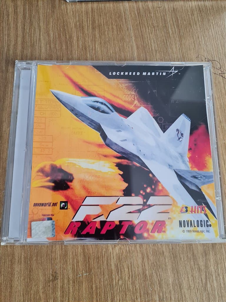 Jogo pc F22 Raptor Original