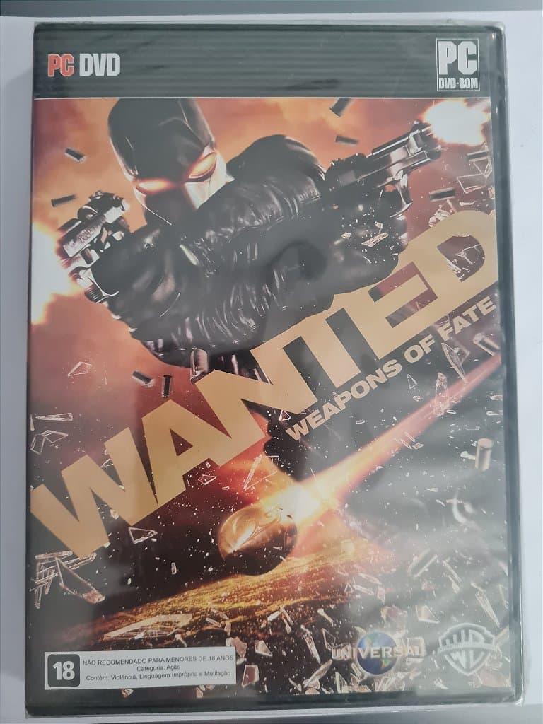 Jogo Pc Wanted Weapons of fate Lacrado Original