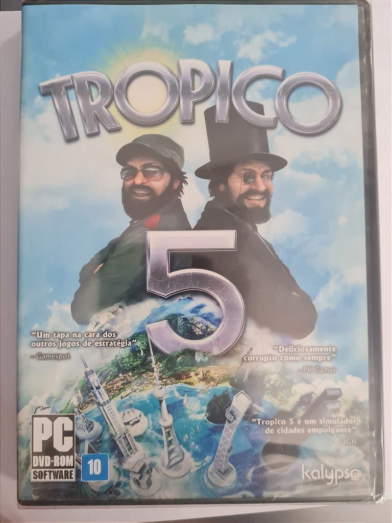 Jogo Pc Trópico 5 Lacrado Original