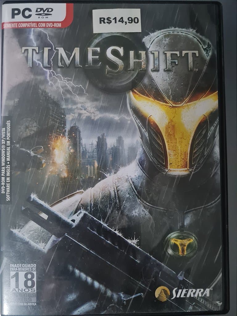 Jogo Pc Timeshift Lacrado Original