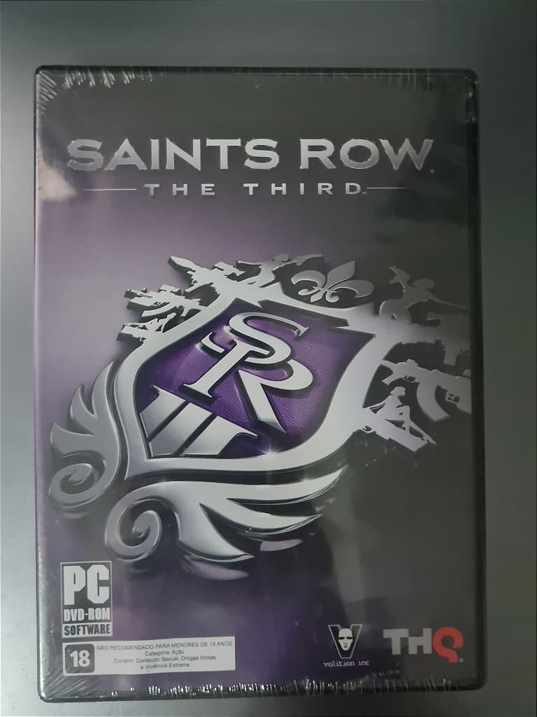 Jogo Pc Saints Row The third Lacrado Original