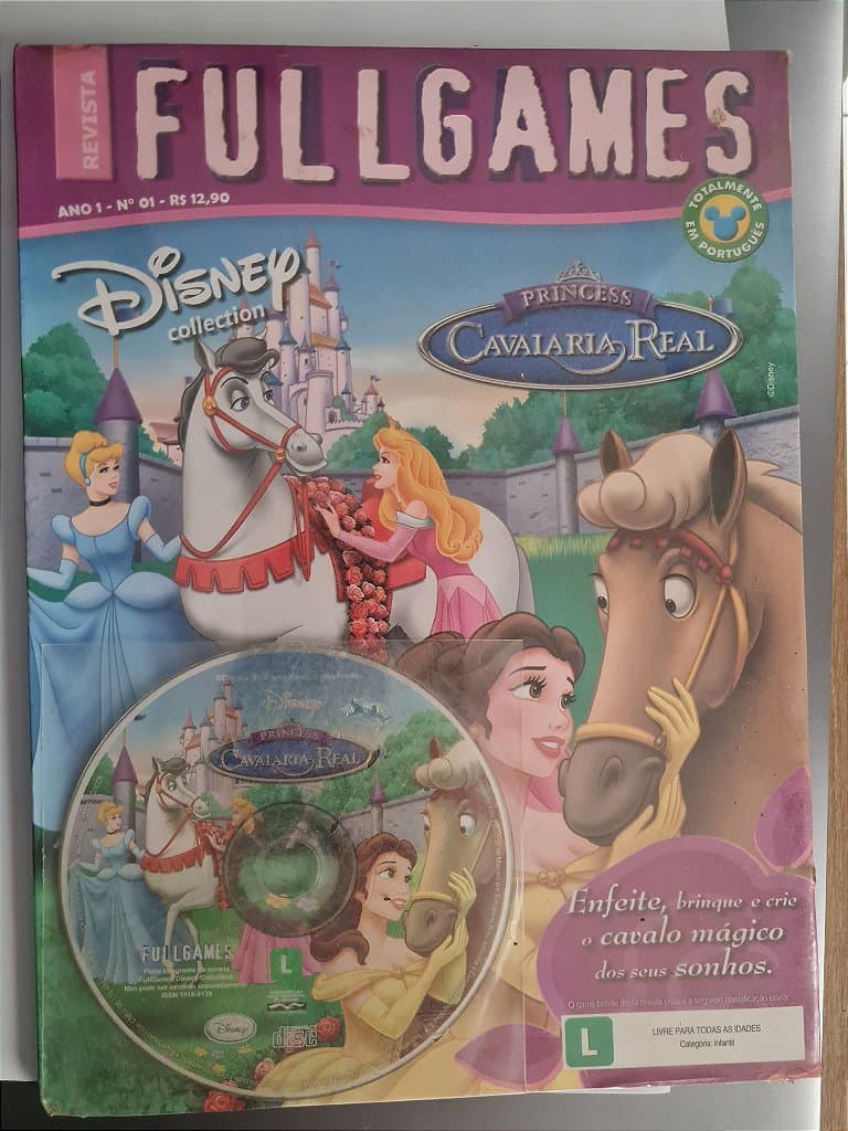 Jogo Pc FullGames Disney Princess Cavalaria Real Lacrado Original