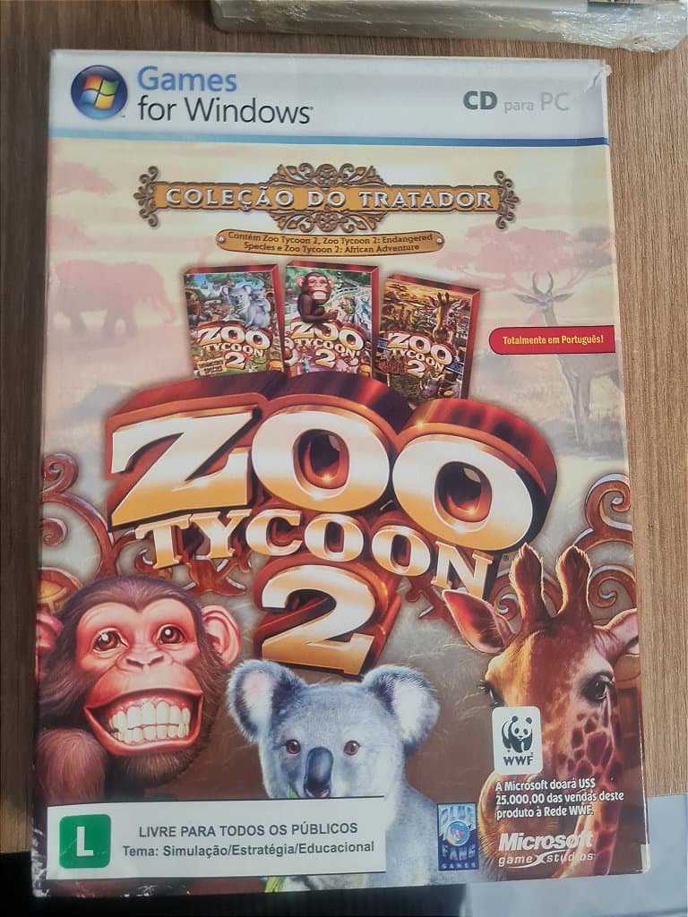 Jogo para PC Zoo Tycoon 2: Coleção Tratador Original