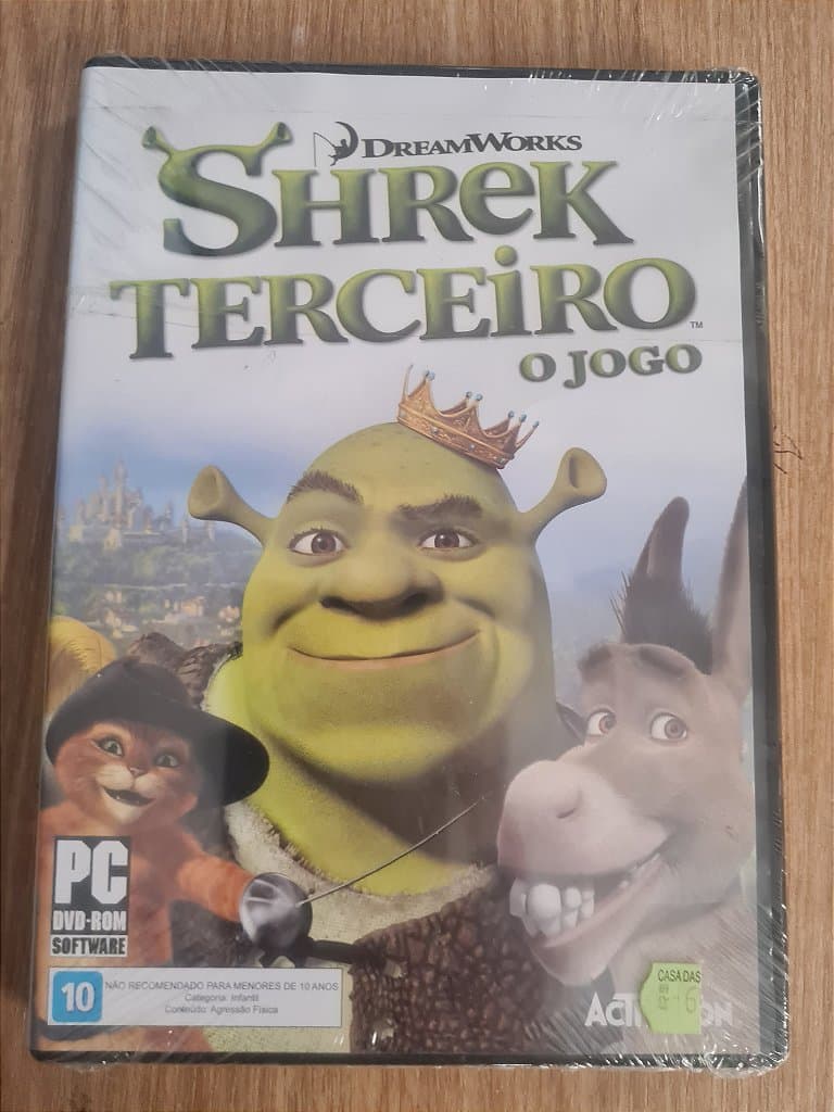 Jogo para PC Shrek the Third (O Terceiro) LACRADO Original
