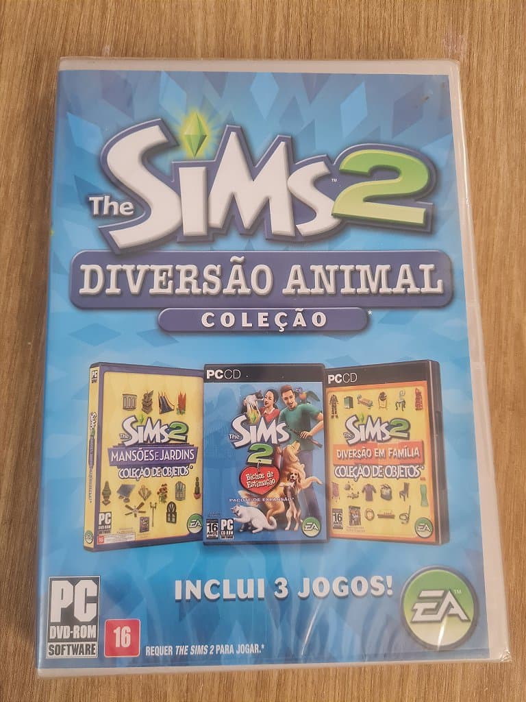 Jogo para PC The Sims 2 Diversão Animal Lacrado Original
