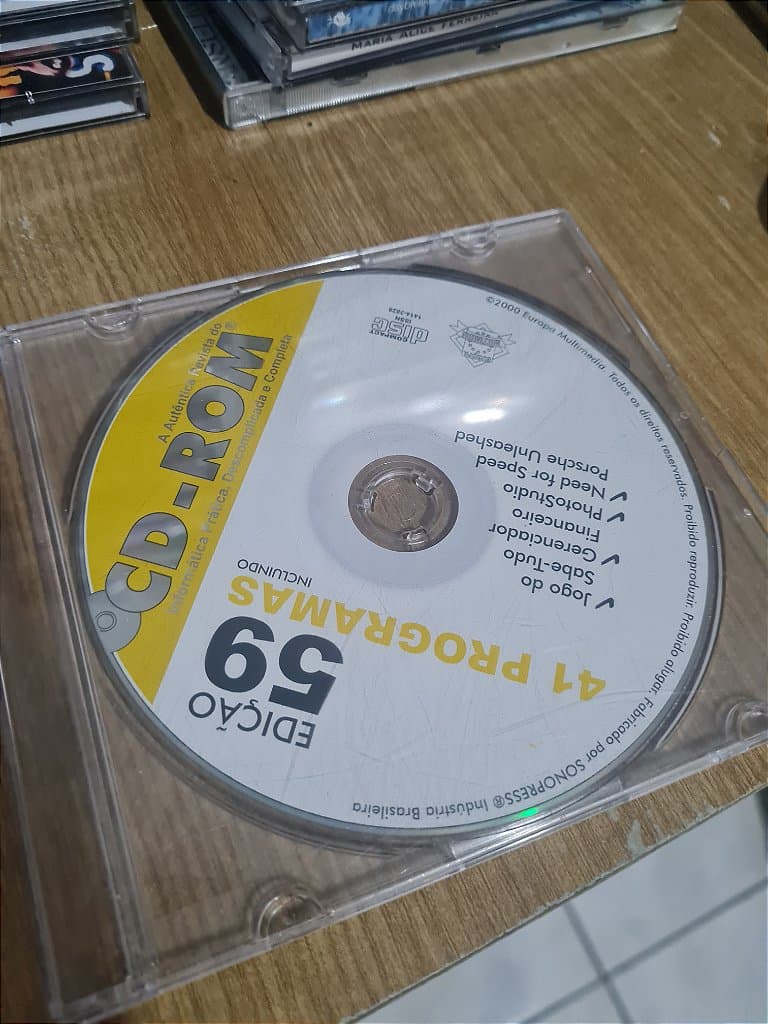 Jogo para PC CD-ROM 41 programas edição 59 Original