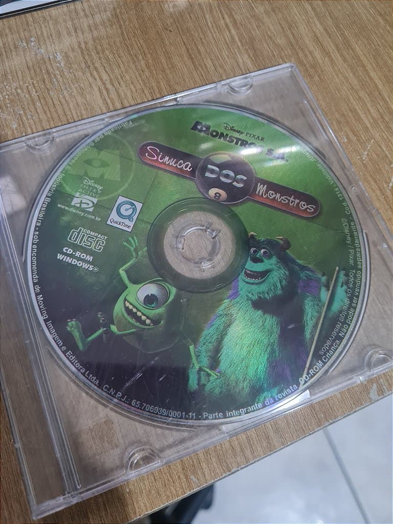 Jogo para PC Monstros S.A. Simuca dos Monstros Original