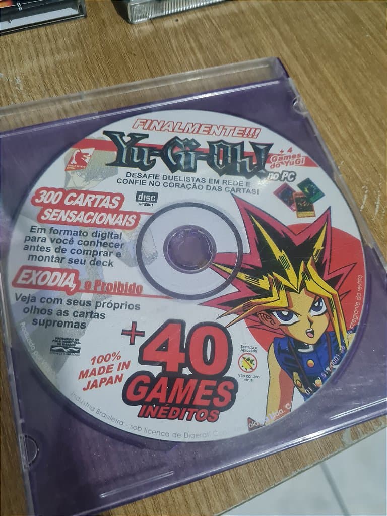 Jogo para PC CD Yu-Gi-Oh! +40 games Original