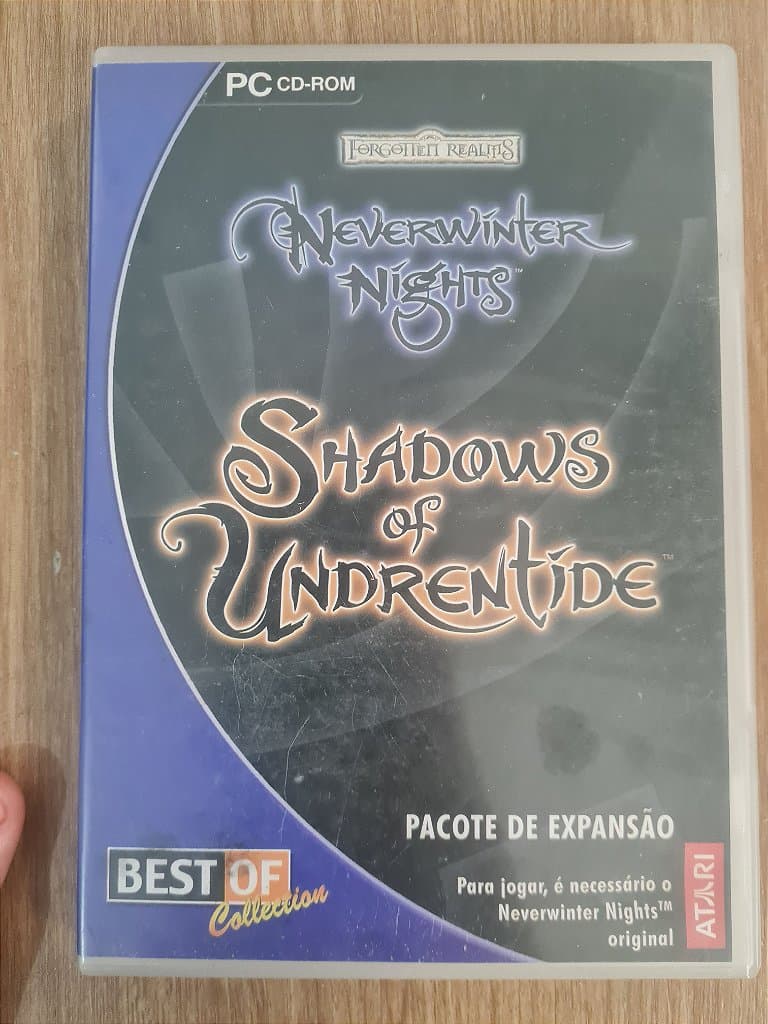 Jogo para PC Neverwinter Nights Shadows of Undrenti Original