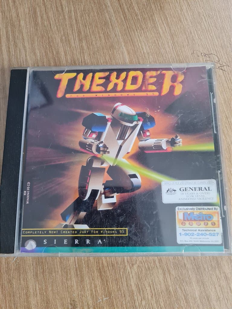Jogo para PC Thexder (para Windows 95) Original